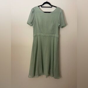 Anthropologie Brand | Sunday in Brooklyn Mint Green Polka Dot Midi Dress